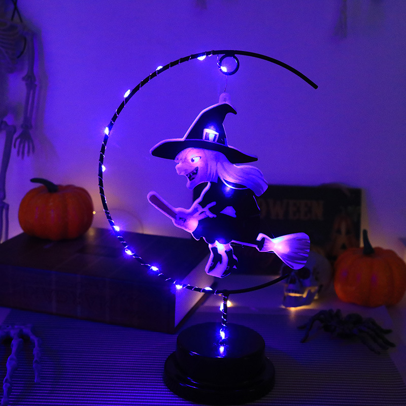 🧙‍♀️Halloween witch style atmosphere decorative lights