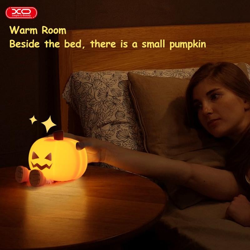🎃 Light Up Your Halloween✨ Ultimate Pumpkin Night Light - For Cozy, Festive Atmosphere All Night Long!