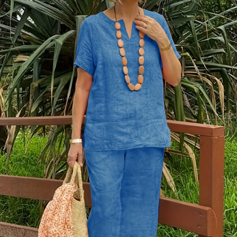 Women's Casual Top & Pants 2-Piece Set