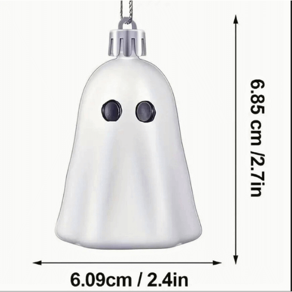 Floating Spooky Ghosts Halloween Decor Pack (Pack of 8)
