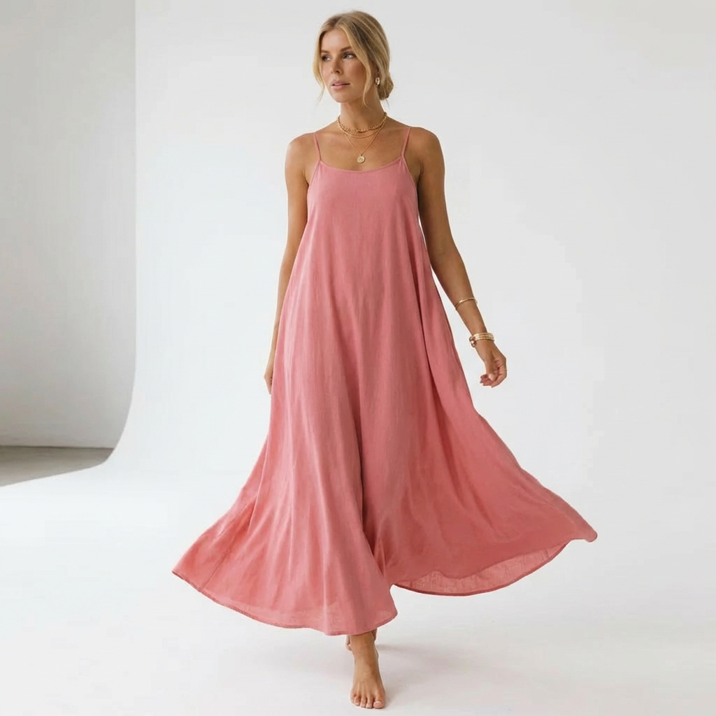 Elara Backless Maxi Dress