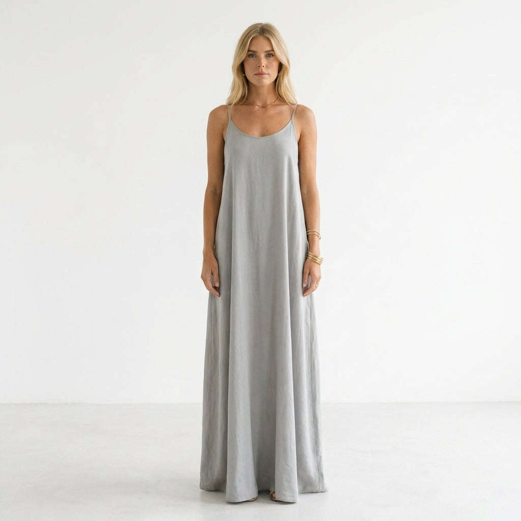 Elara Backless Maxi Dress