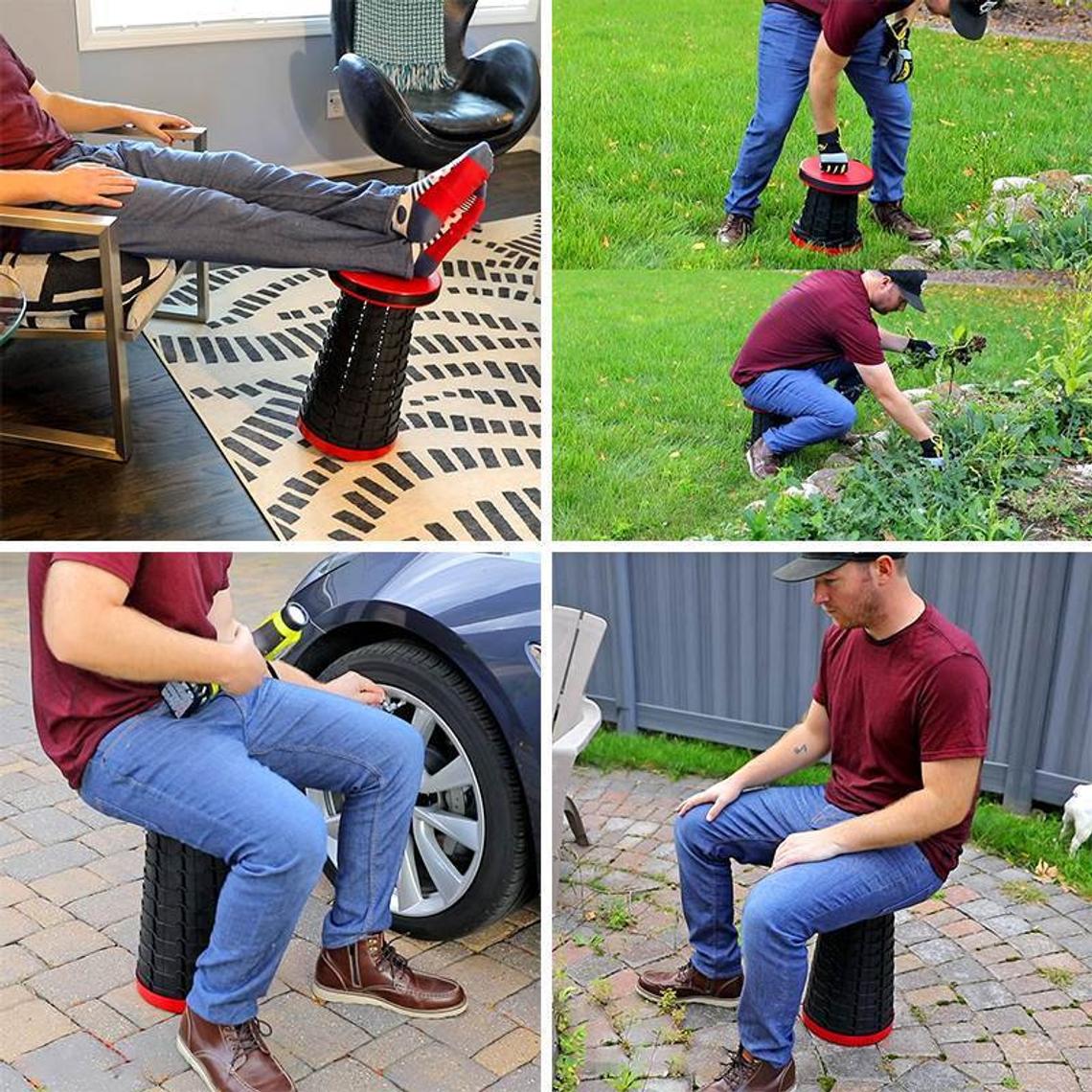 🎁New Year Hot Sale-30% OFF💥 2022 Upgraded Retractable Folding Stool