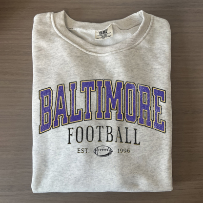 Comfort Colors Baltimore Football Sweatshirt