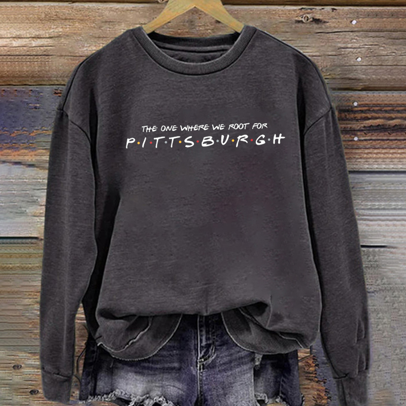 Pittsburgh Retro Football Sweatshirt