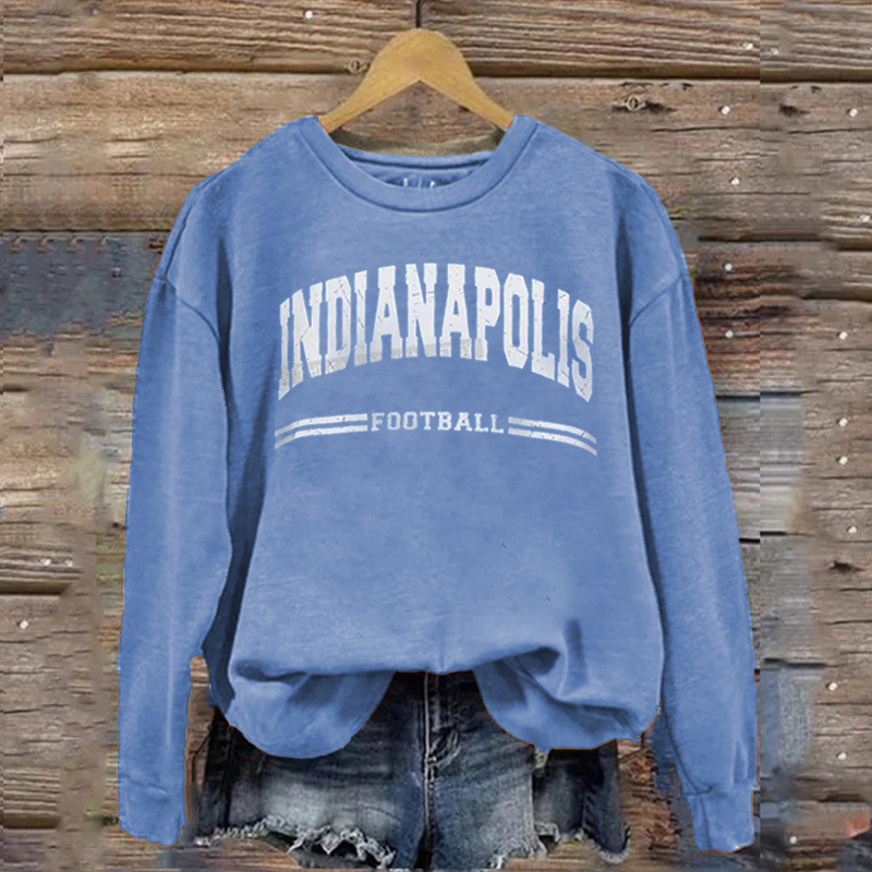 Indianapolis Retro Football Sweatshirt