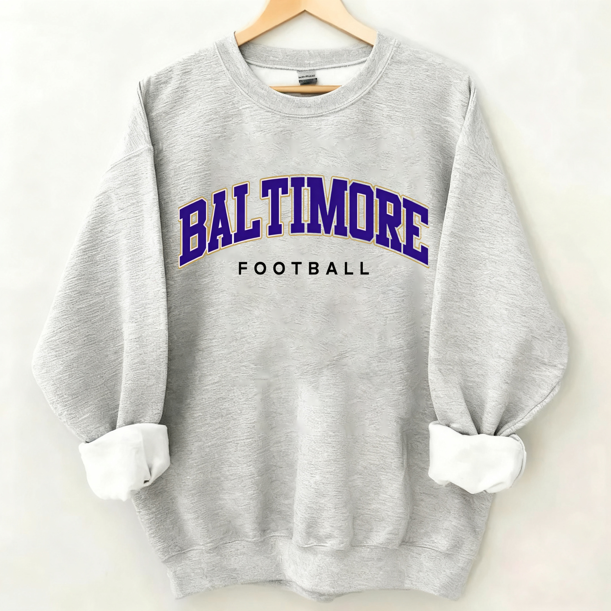 Baltimore Retro Football Sweatshirt