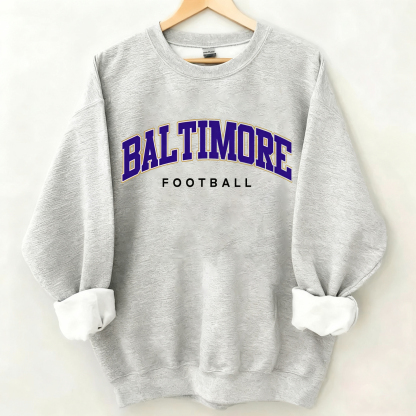 Baltimore Retro Football Sweatshirt