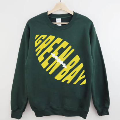 Green Bay Retro Football Sweatshirt