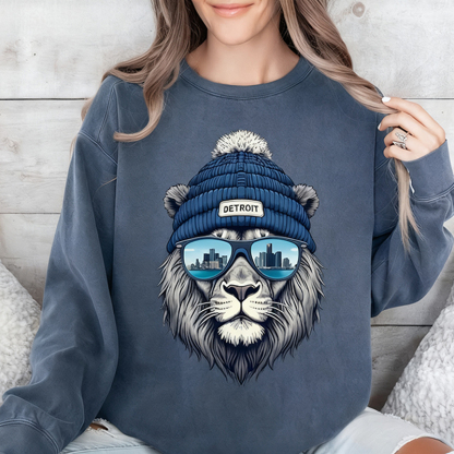 Detroit Football Crewneck Sweatshirt
