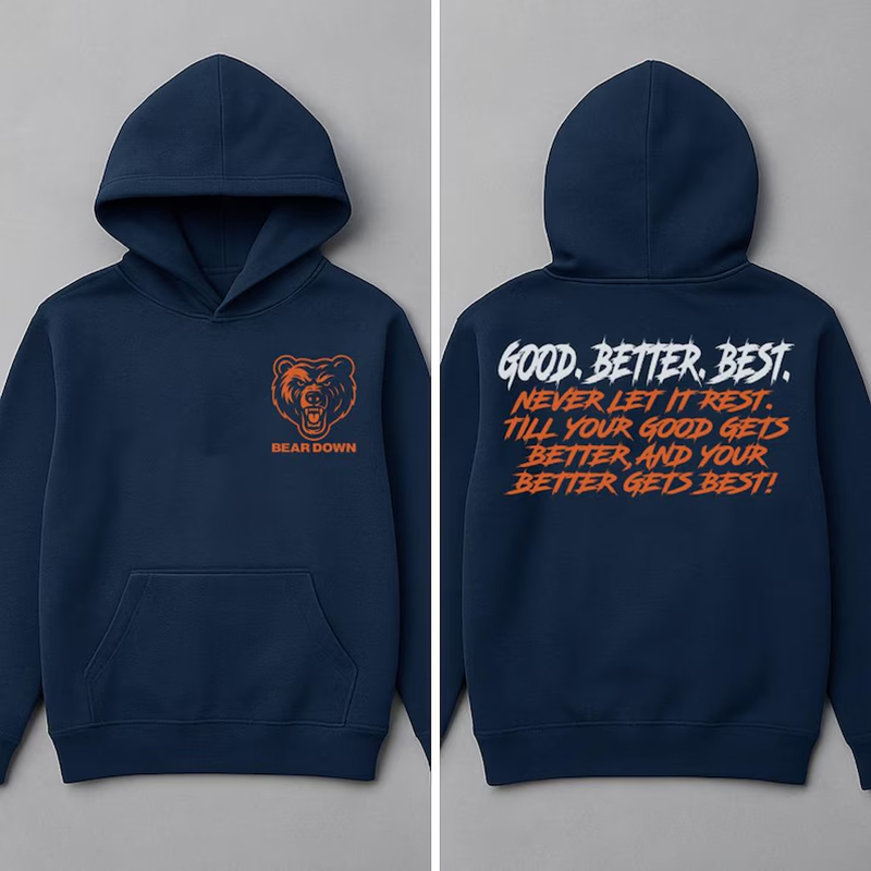 Vintage Chicago Football Hoodie