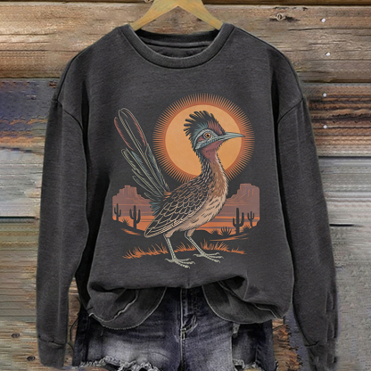 Western Vintage Desert Roadrunner Sweatshirt