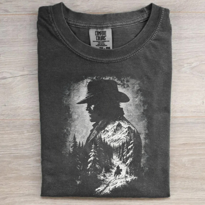 Retro 90s Cowboy Mountain T-shirt