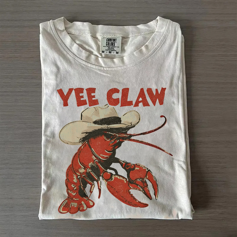 Western Beach Lobster Cowboy T-shirt