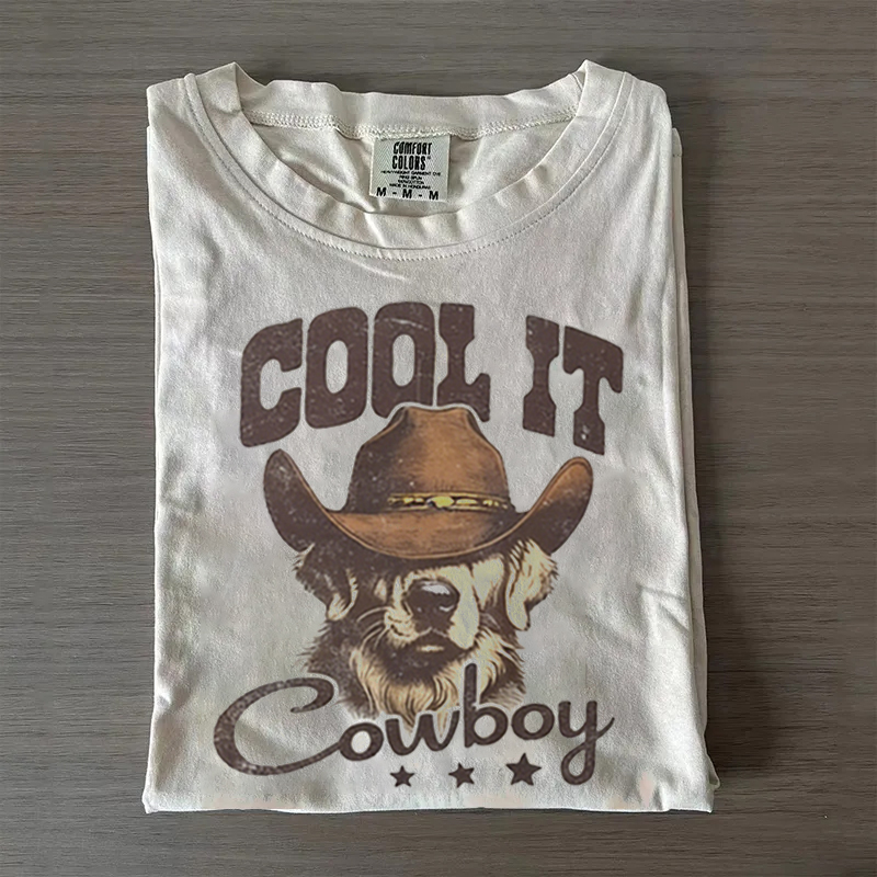 western golden cowboy T-shirt