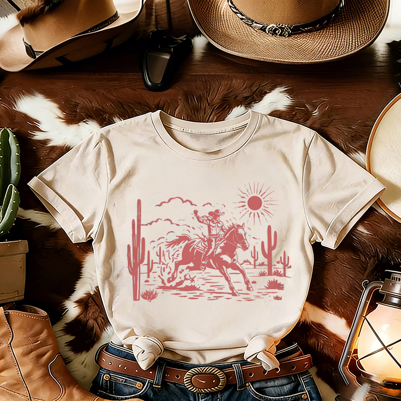 Western Cowboy Rodeo T-shirt