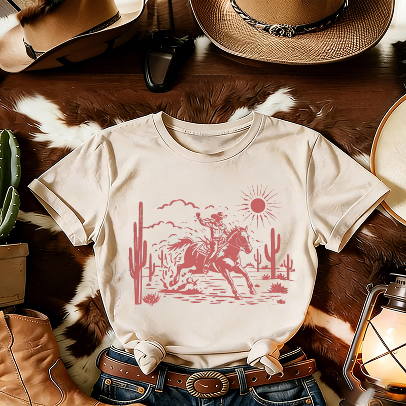 Western Cowboy Rodeo T-shirt