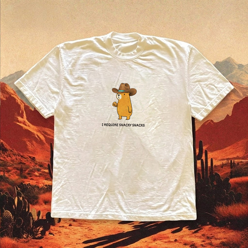 Western Cowboy Capybara T-shirt