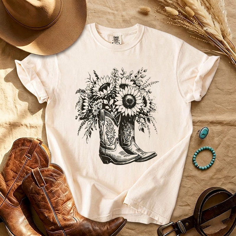 Western Cowboy Boots T-shirt
