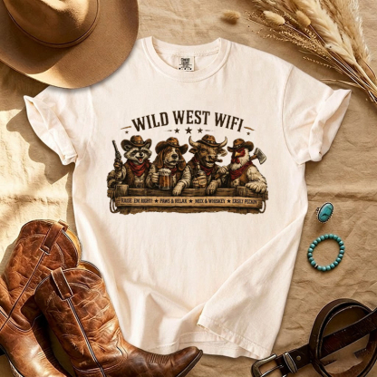 Funny Cowboy Animal T-shirt