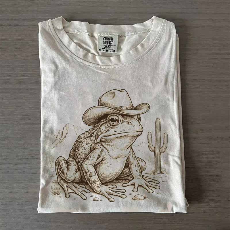 Retro Western Frog T-shirt