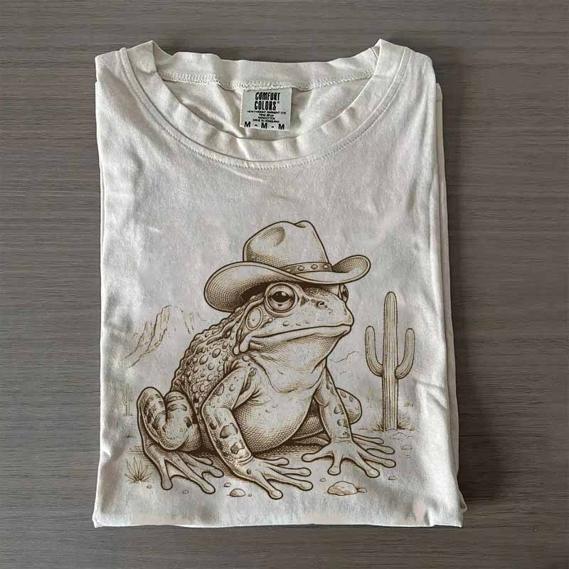 Retro Western Frog T-shirt