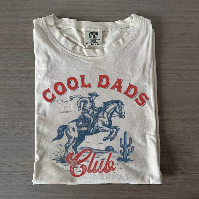 Vintage Cowboy Cool Dads Club Rodeo T-shirt