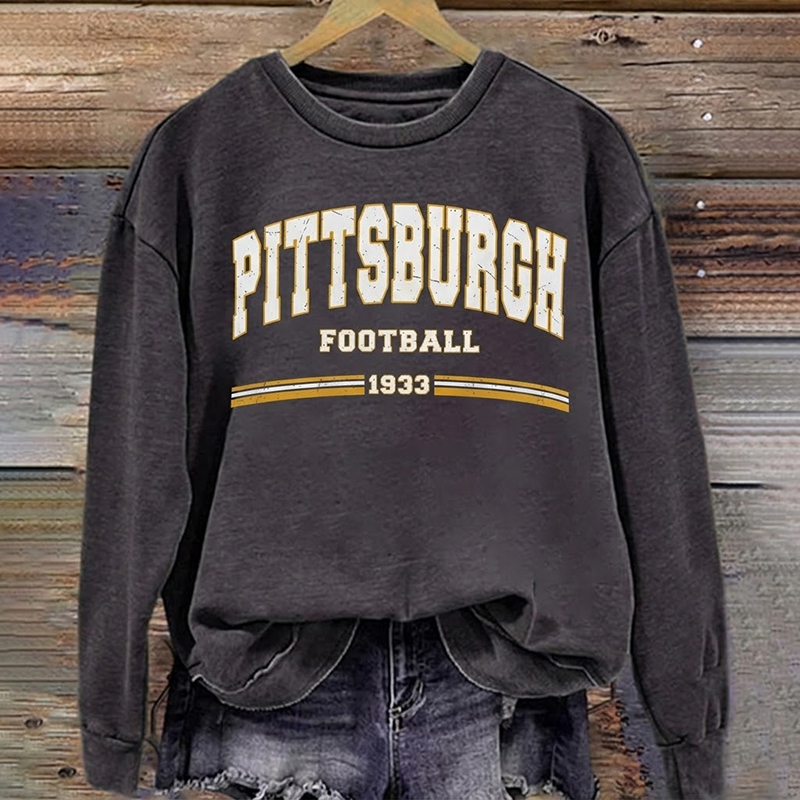 Pittsburgh Retro Football Sweatshirt