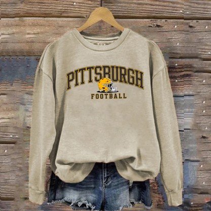 Pittsburgh Retro Football Sweatshirt