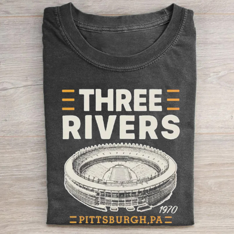 Pittsburgh Retro Football T-shirt