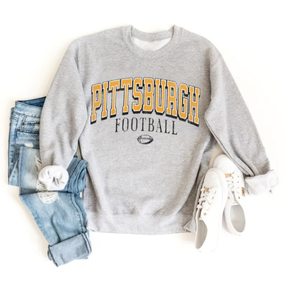 Pittsburgh Retro Football Sweatshirt