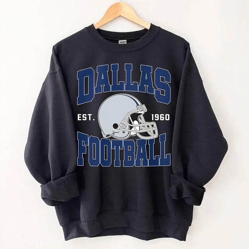 Dallas Retro Football Sweatshirt