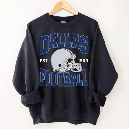Dallas Retro Football Sweatshirt