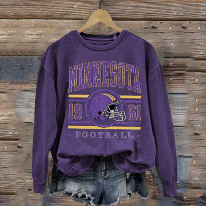 Minnesota Retro Football Sweatshirt