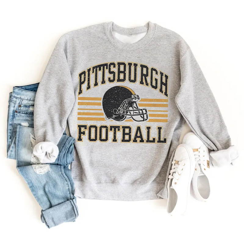 Pittsburgh Retro Football Sweatshirt