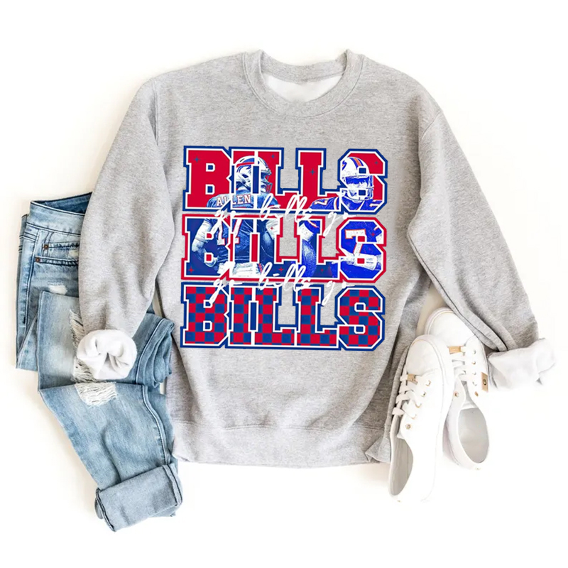 Buffalo Retro Football Sweatshirt