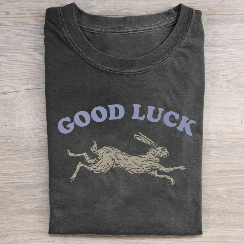 Good Luck Rabbit Baby T-shirt