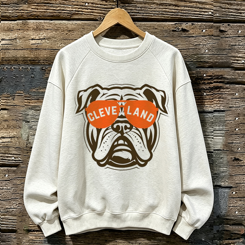 Cleveland Retro Football Sweatshirt