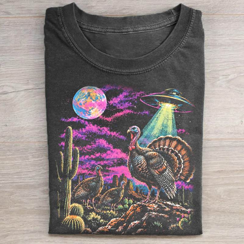 Turkey Ufo Vintage T-shirt