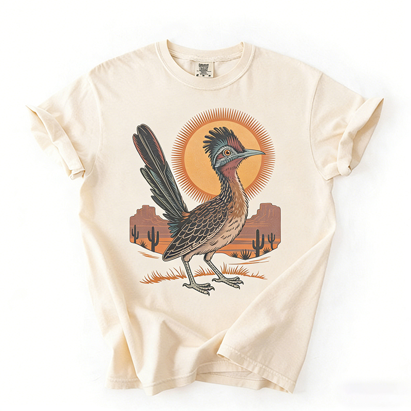 Western Vintage Desert Roadrunner T-shirt