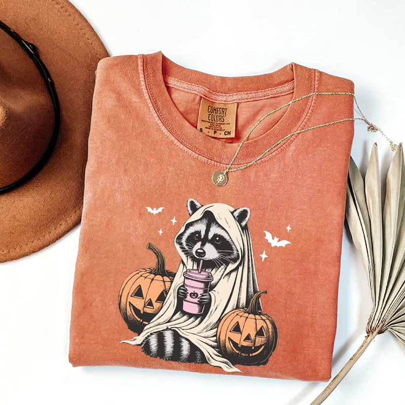 Halloween Raccoon T-shirt