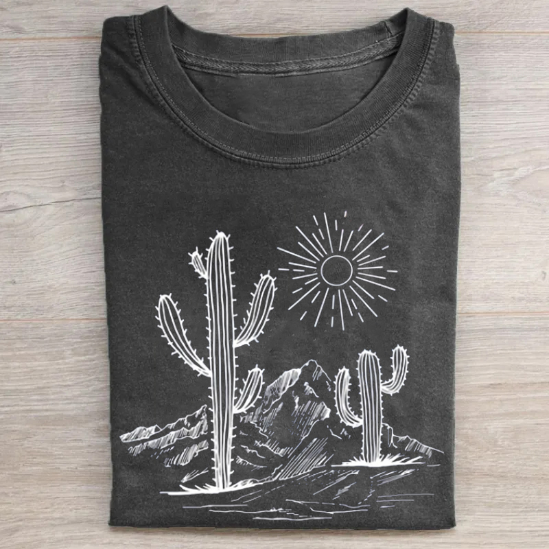 Western Cactus Desert T-shirt