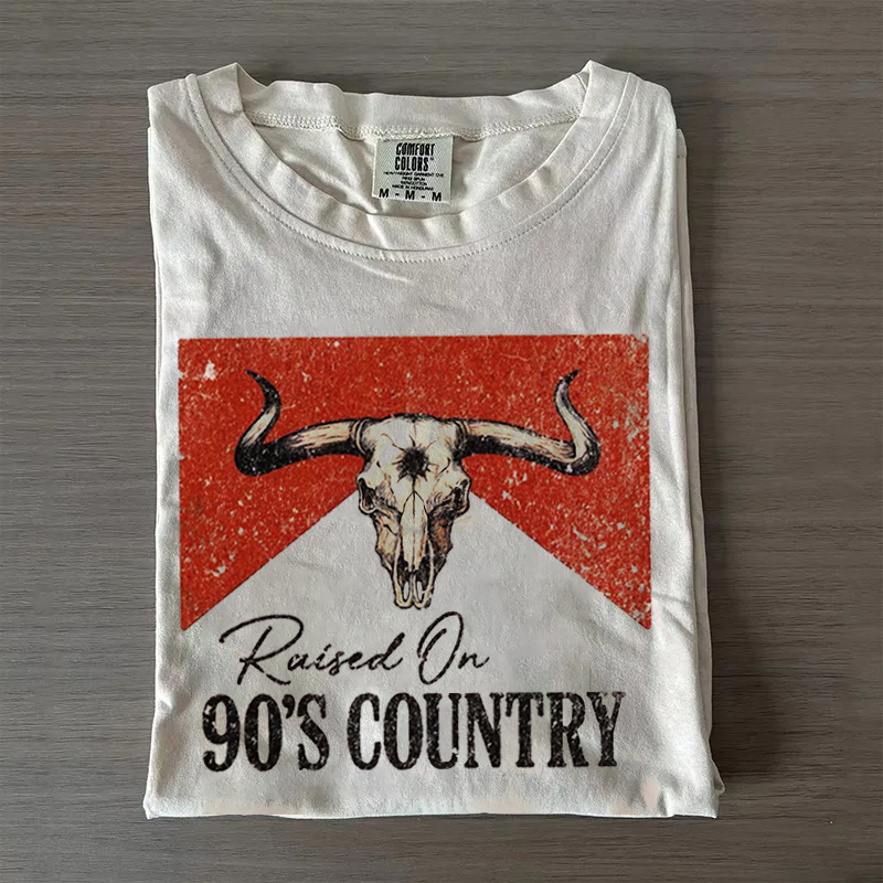 Vintage Western Bull Skull T-shirt
