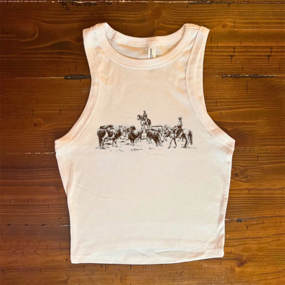 Western Cowboy Rodeo Tank Top