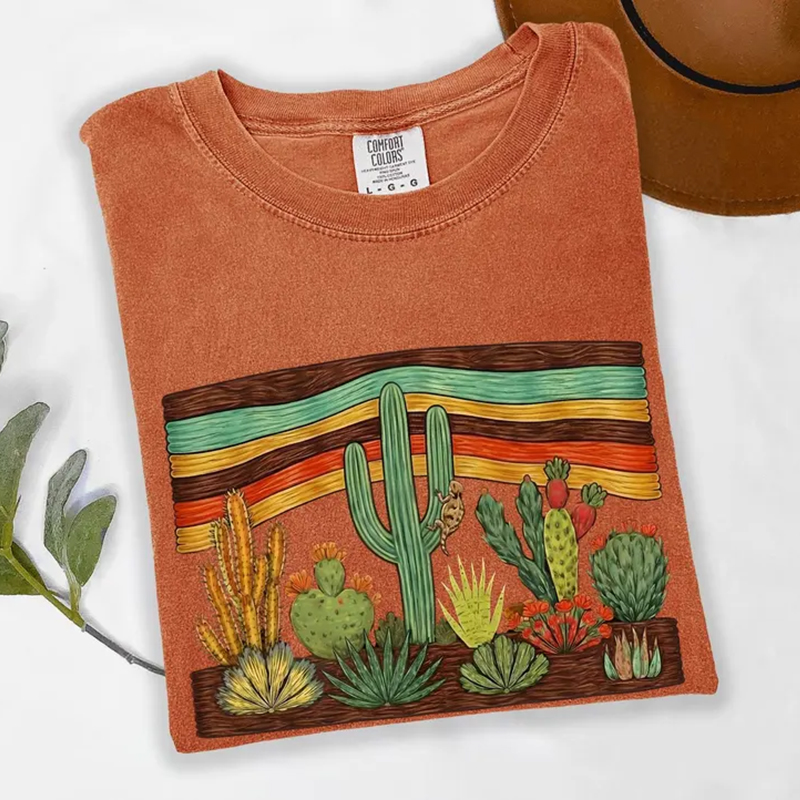 Western Desert Cactus T-shirt