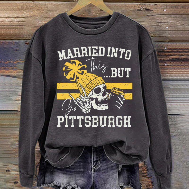 Pittsburgh Retro Football Sweatshirt