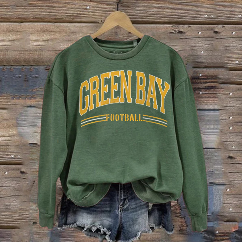 Green Bay Retro Football Sweatshirt