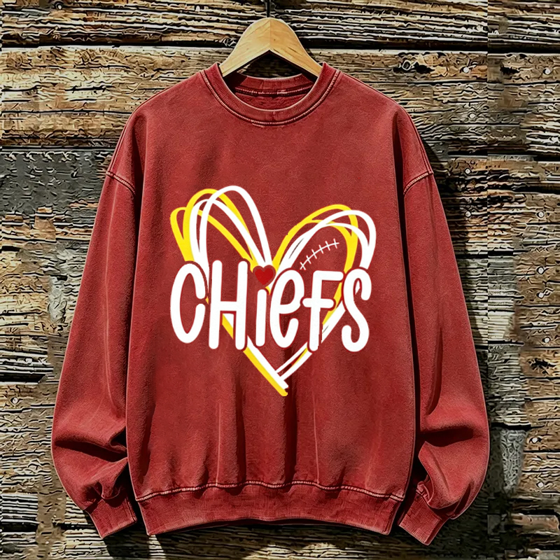 Kansas City Retro Football Sweatshirt