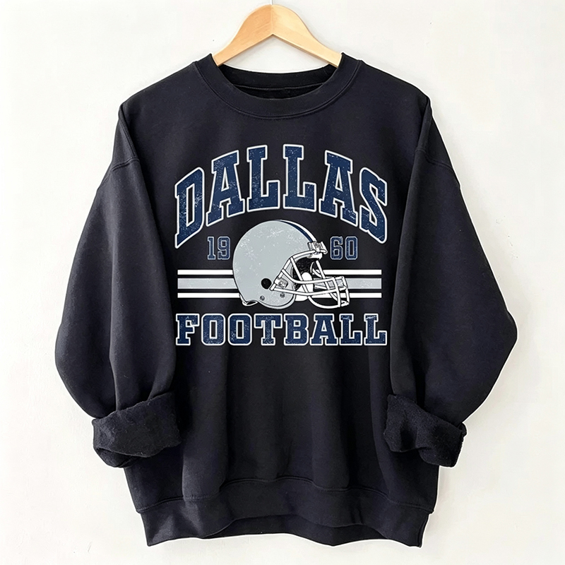 Dallas Retro Football Sweatshirt