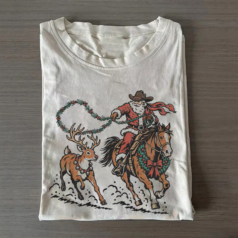 Western Christmas T-shirt
